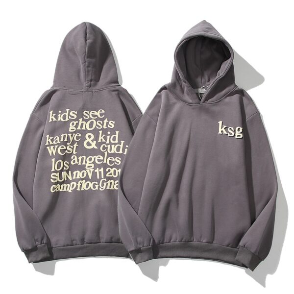 Kanye West Kids See Ghosts Letter Printed Hoodie