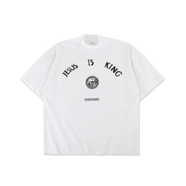 Jesus is King Chicago White T-Shirt