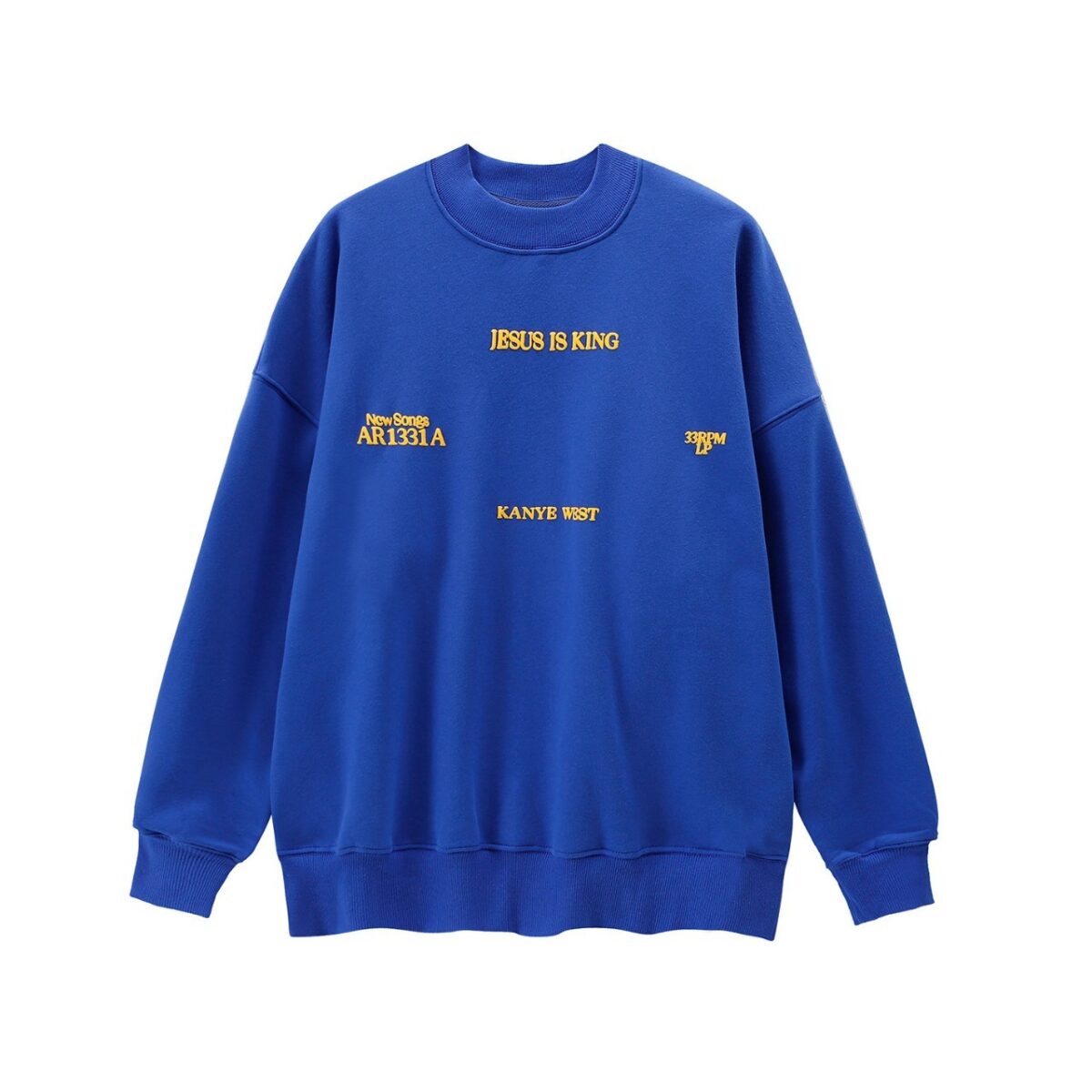 Kanye West Jesus Is King Sweatshirt Blue