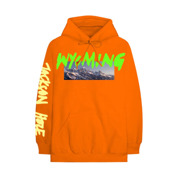 Kanye West Wyoming Hoodie Orange