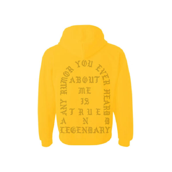 Kanye West Cape Town Pablo Pop-Up True And Legendary Hoodie Gold